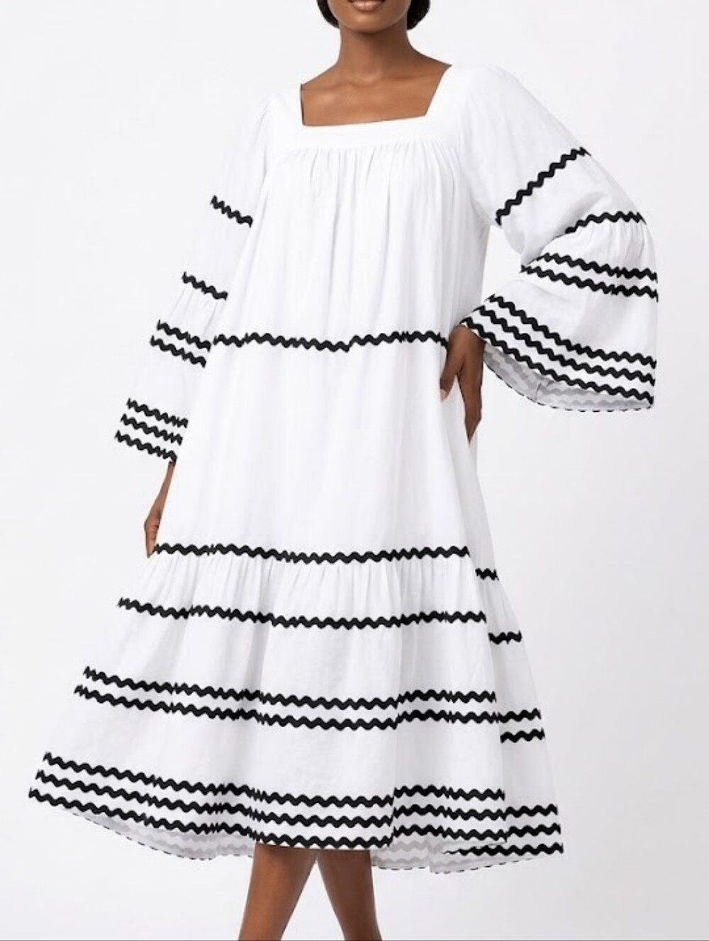 Lisa Marie Fernandez for Target Ric Rac Flare Sleeve Dress Ric Rac Flare Sleeve